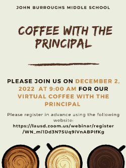 Coffee with the Principal
